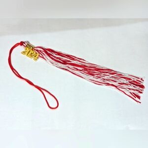 COPY - NEW. 2024 Red & White Tassel